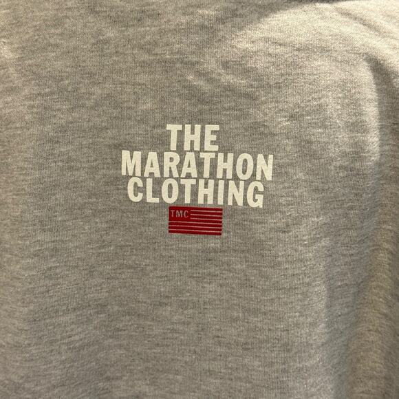 NWT The Marathon Clothing Gray Hoodie Size Small - Picture 4 of 8